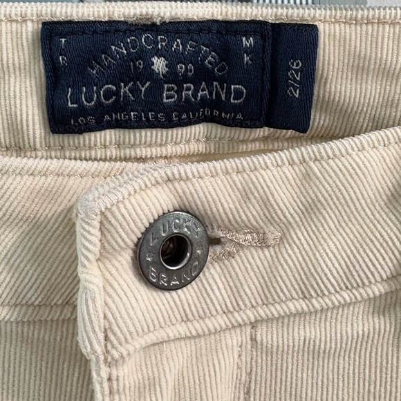 Lucky Brand Ivory Low Rise Lolita Skinny Jeans- Size 2/26 - Picture 3 of 7